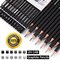 12 Pieces Professional Drawing Sketching Pencil Graphite Pencils(14B - 2H), Ideal for Drawing Art, Sketching, Shading, Artist Pencils for Beginners & Pro Artists